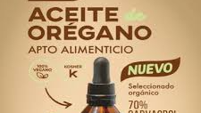 Aceite de oregano.  Seleccionado organico