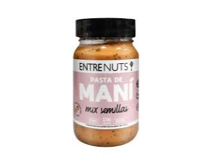PASTA DE MANI CON SEMILLAS. ENTRE NUTS
