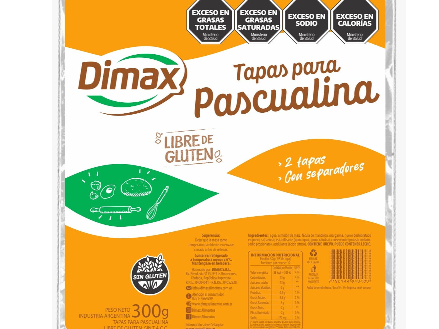 TAPAS PARA  PASCUALINA