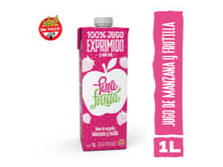 JUGO 100% NAT. MANZANA Y FRUTILLA
