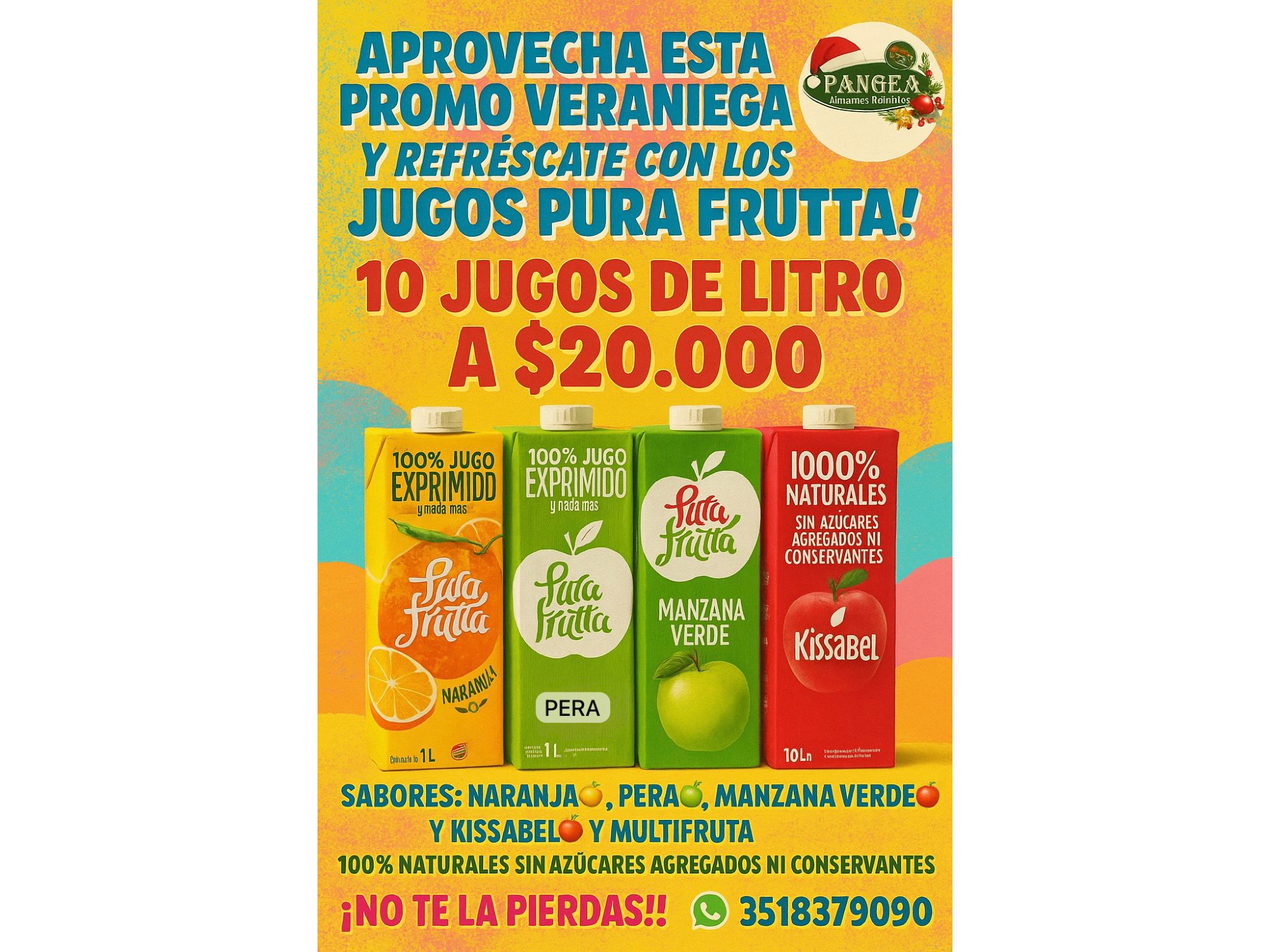 10 JUGOS NATURALES. 1 L