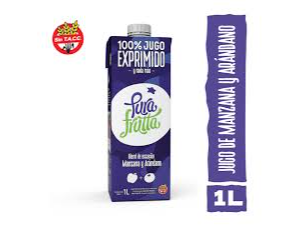 JUGO 100% NAT. MANZANA Y ARANDANOS