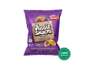 SNACKS VEGGIE. (Cebolla) 90g