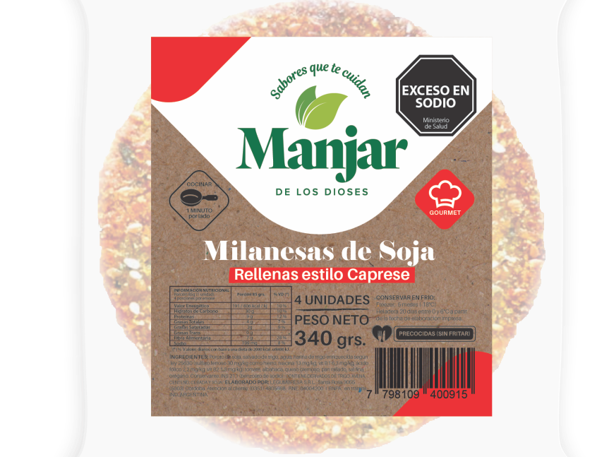 MILA DE SOJA CON CAPRESE.