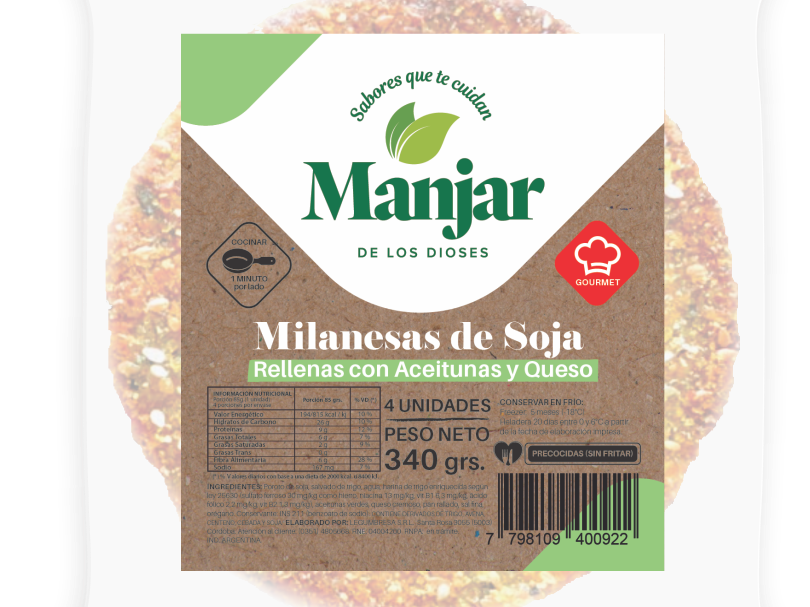 SOJA RELLENA ACEITUNA Y QUESO