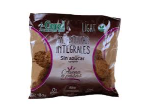 GALLETITA INTEGRAL DE AVENA Y PASAS