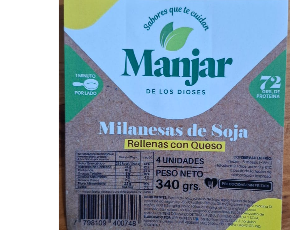 MILA DE SOJA RELLENA CON QUESO