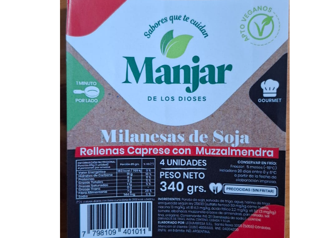 MILA DE SOJA, Caprese con muzzalmendra
