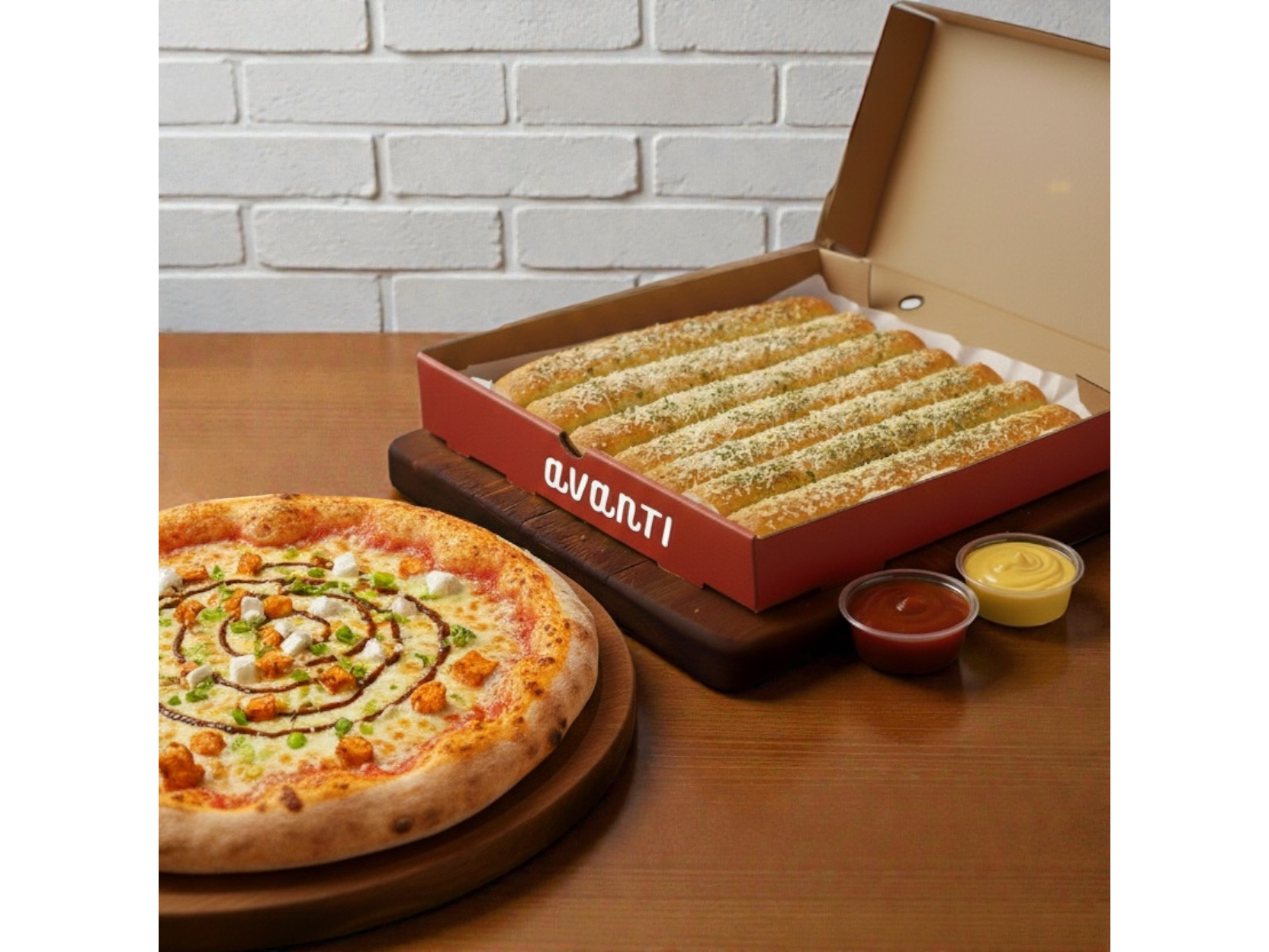 Chicken Teriyaki + palitos de ajo