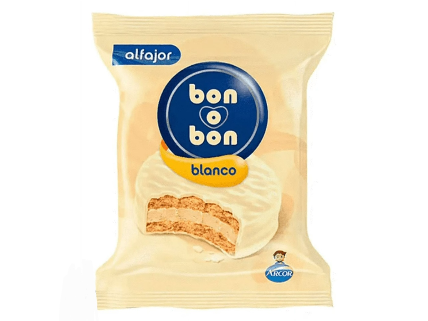 Alfajor Bon o Bon Blanco 60 gr.