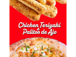 Pizza del mes + palitos
