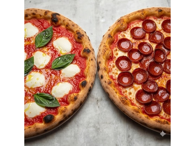 2 pizzas individuales