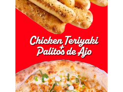 Pizza del mes + palitos