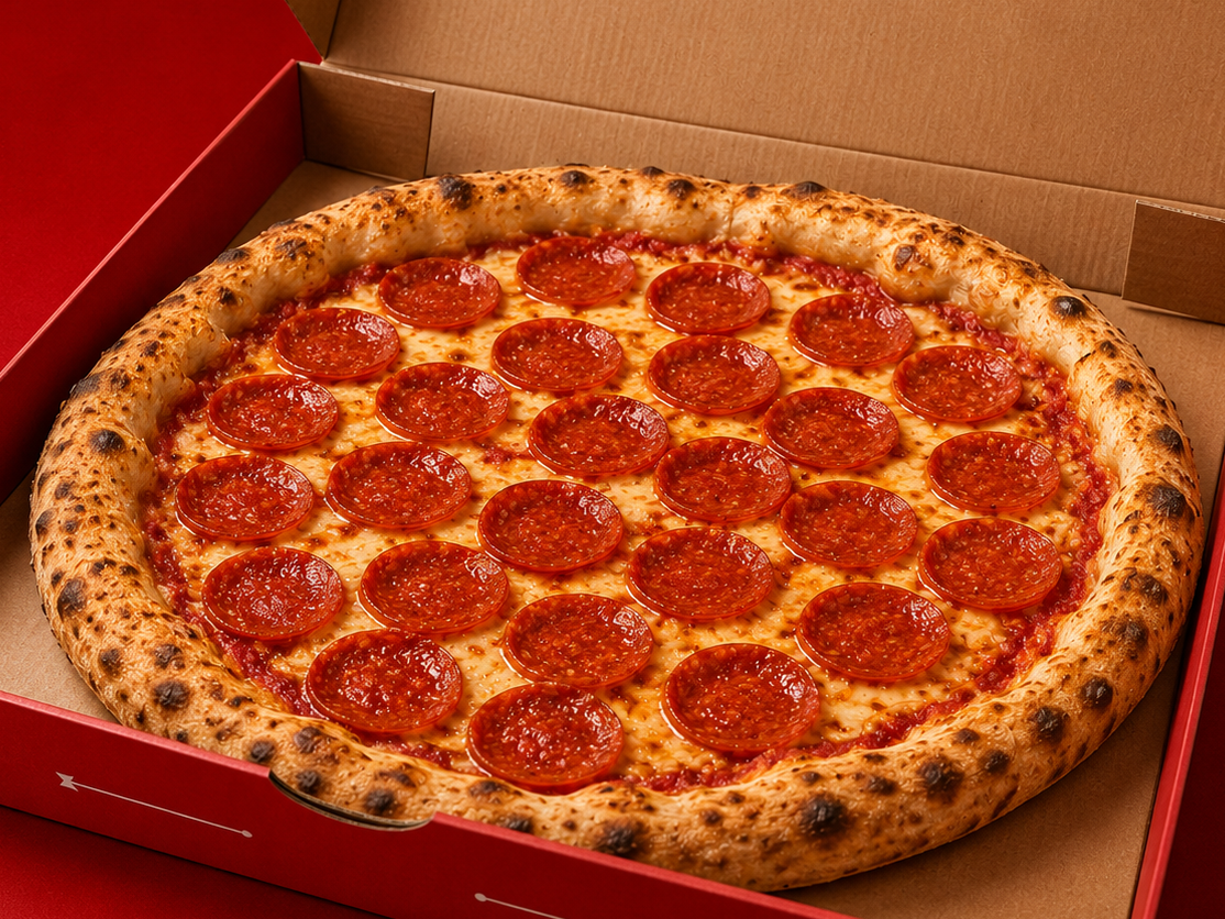 Pepperoni o Mozzarella jamón