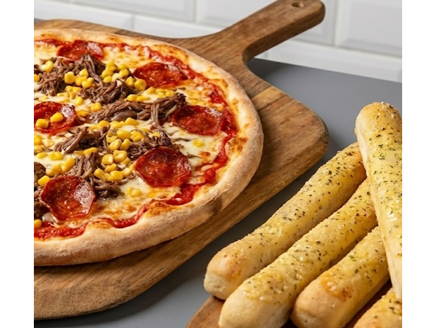 Pizza del mes + palitos