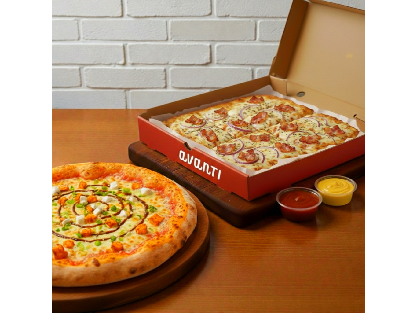 Chicken Teriyaki + Palitos Tocino Cebolla