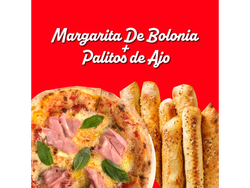 Pizza del mes + palitos