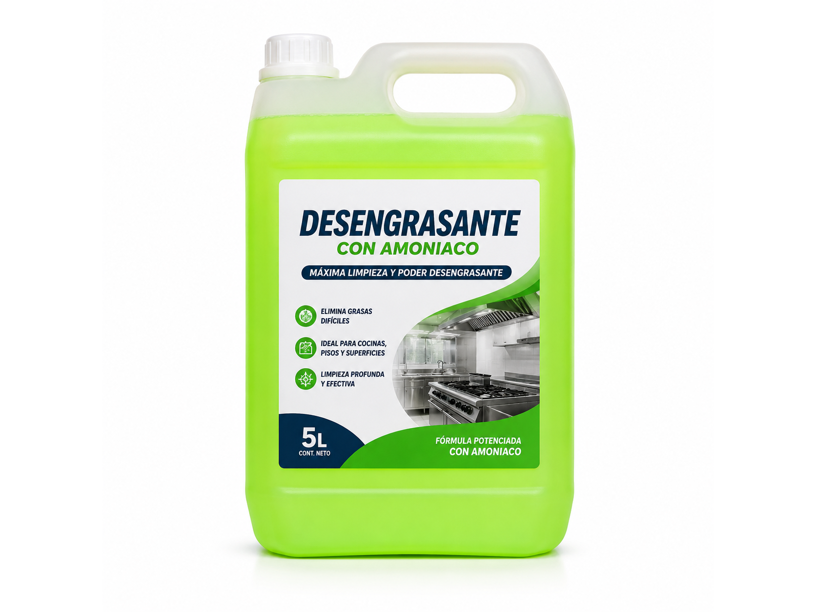 Desengrasante con amoniaco x5Lts
