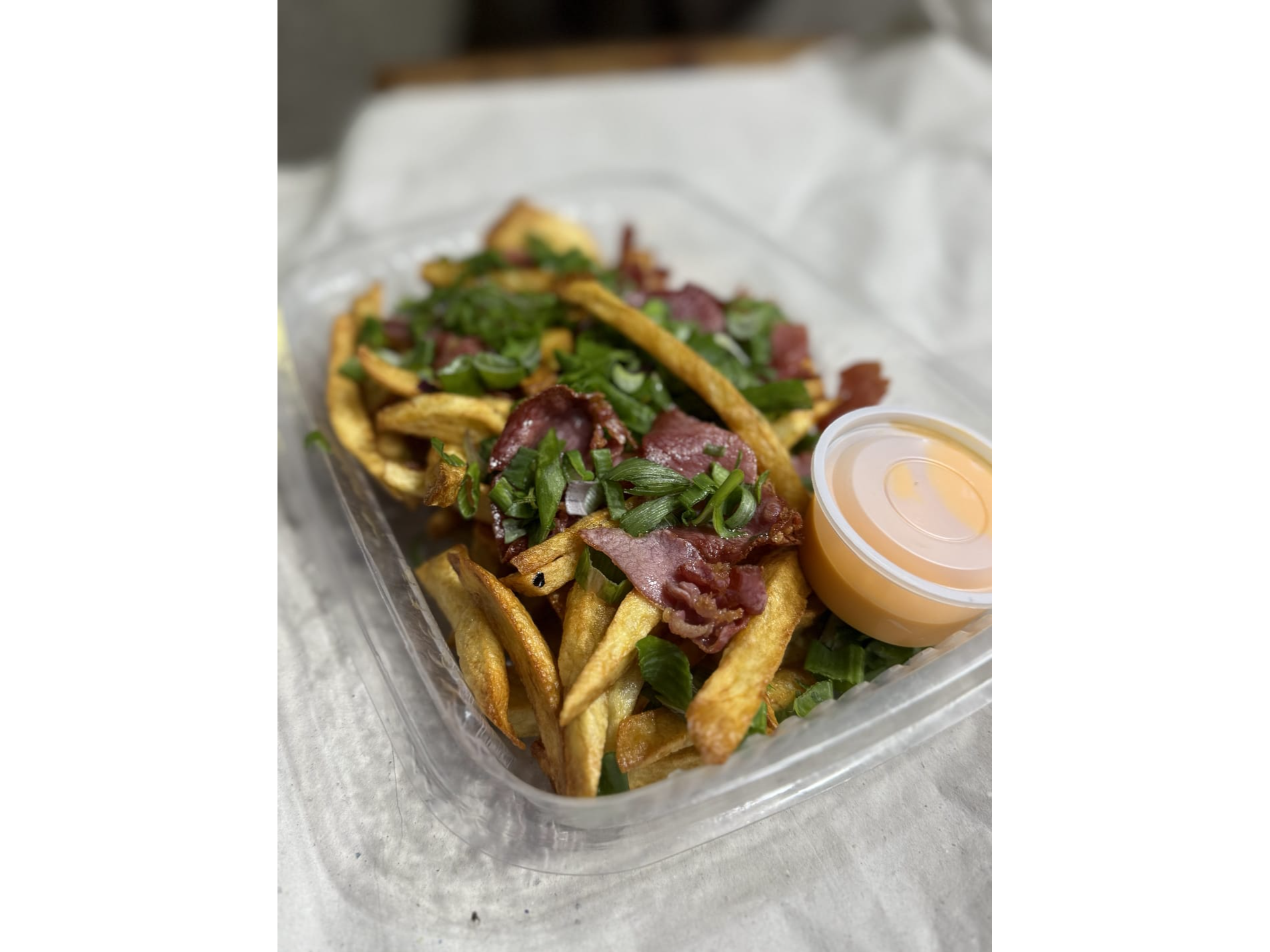 Cheddar bacon y verdeo