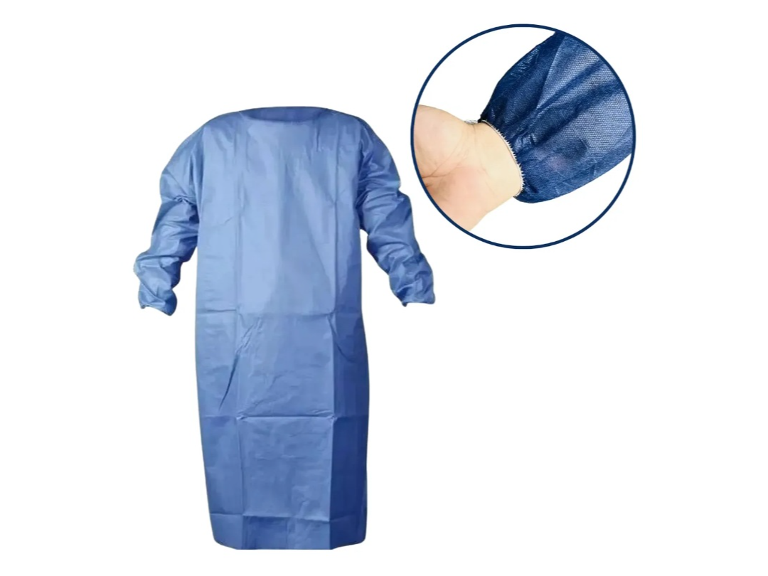 Camisolín Descartable Con Puño Elastico Sms 20gr Kratec X10u