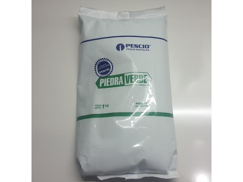 Yeso piedra verde, 1kg. PESCIO