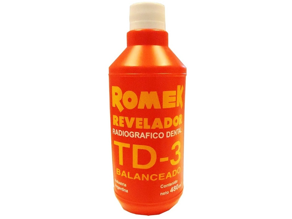 Revelador TD-3, frasco x 500ml. ROMEK