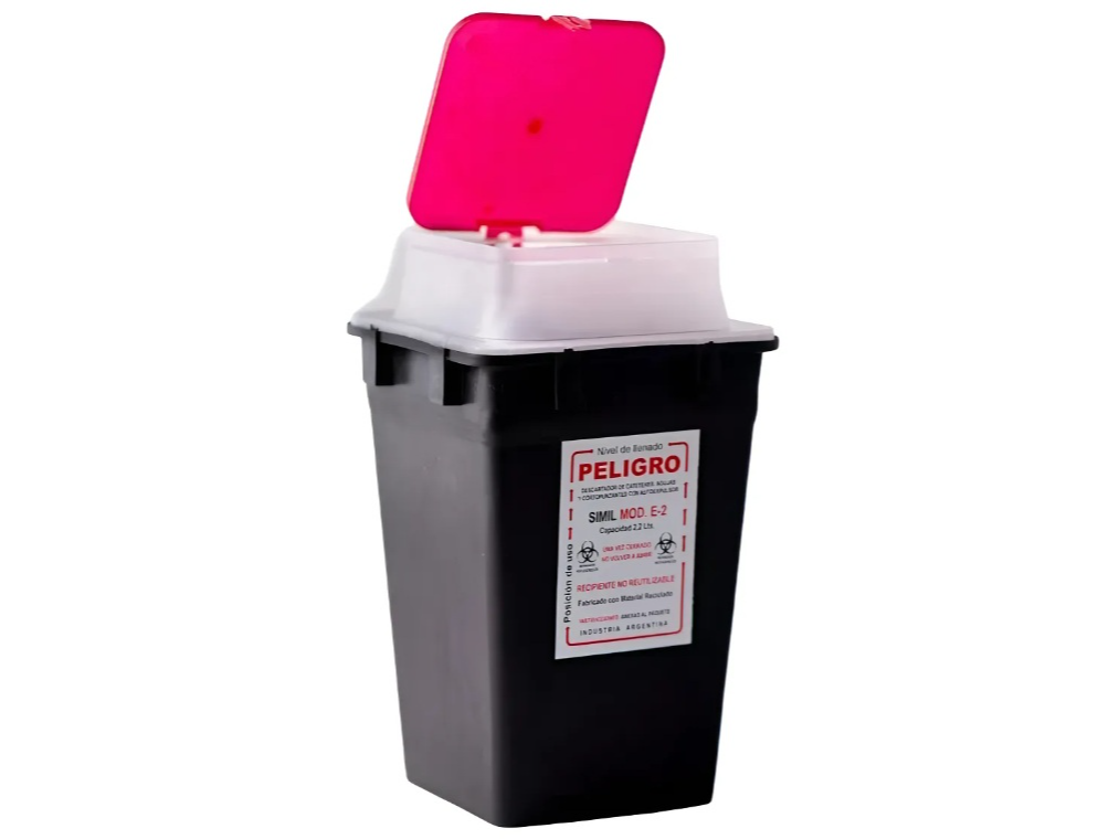 Descartador De Agujas 1 Litro