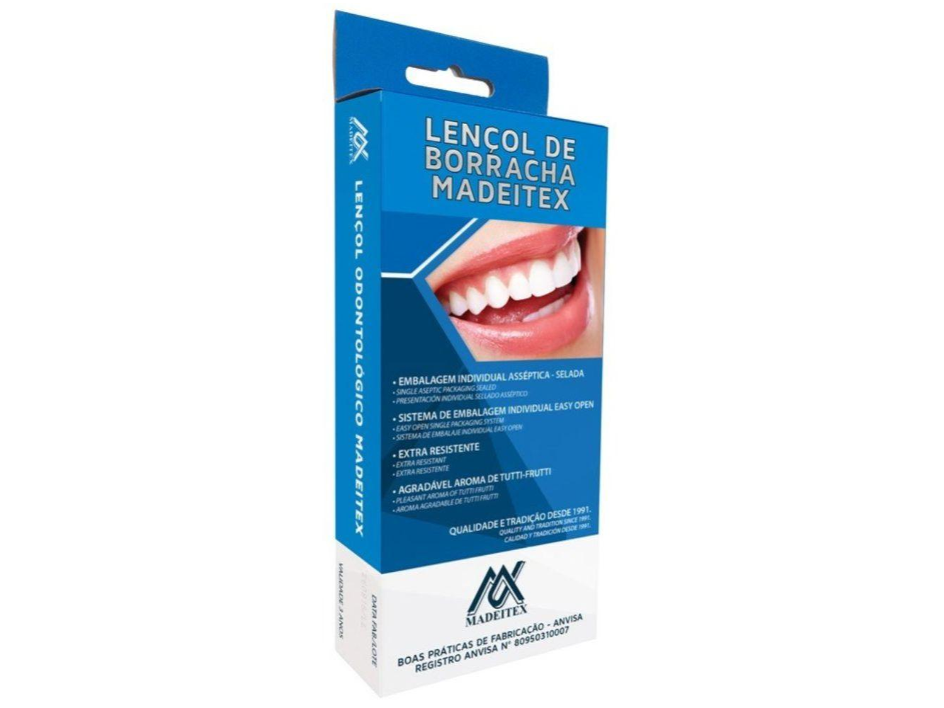 Goma Dique 5x5, aromatizada, x 1u. MADEITEX