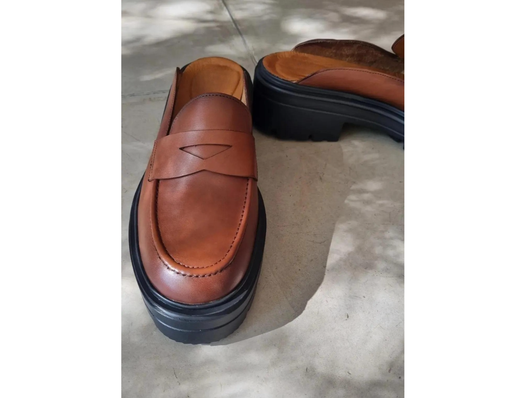 Mocasín  Lucas en cuero suela.