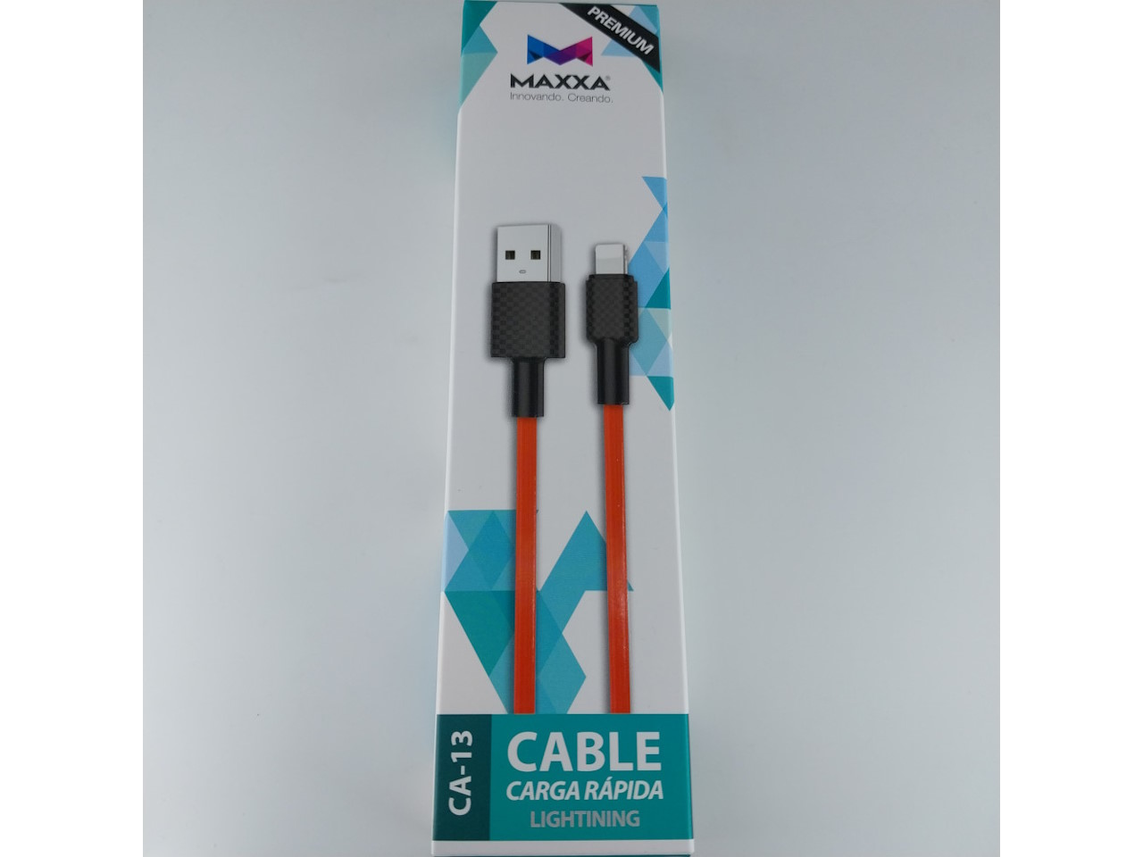 CABLES MAXXA USB 2.0 MICRO LIGHTNING MAXXA CA 13 LIGHTNING ROJO 1 M