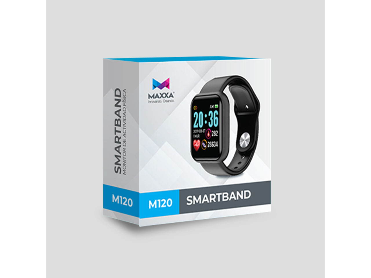 SMARTBAND MAXXA  M120 CELESTE COLOR CALIDAD