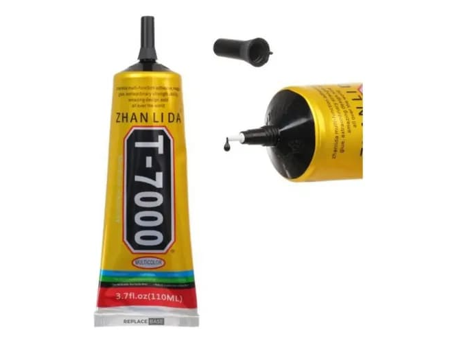 HERRAMIENTAS YAXUN PEGAMENTOS PEGAMENTO SELLADOR NEGRO T7000 110ML INDIVIDUAL COLOR CALIDAD