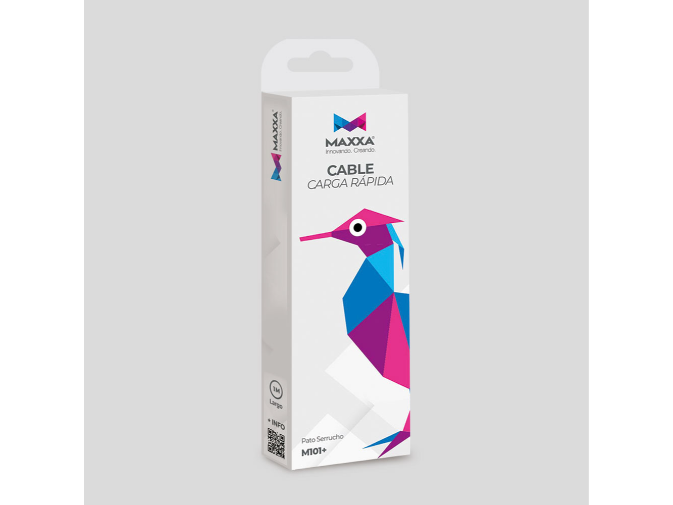 CABLES MAXXA USB 2.0 USB TIPO C MAXXA M101+ TIPO C 2A BLANCO 1 M