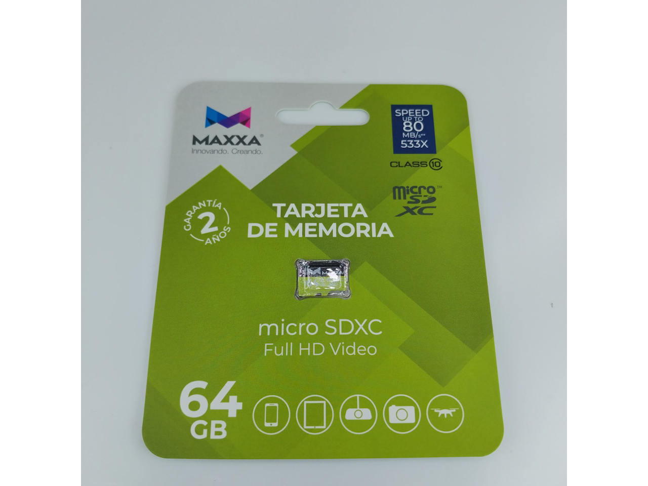 INFORMATICA MAXXA  MICRO SD 64GB COLOR CALIDAD