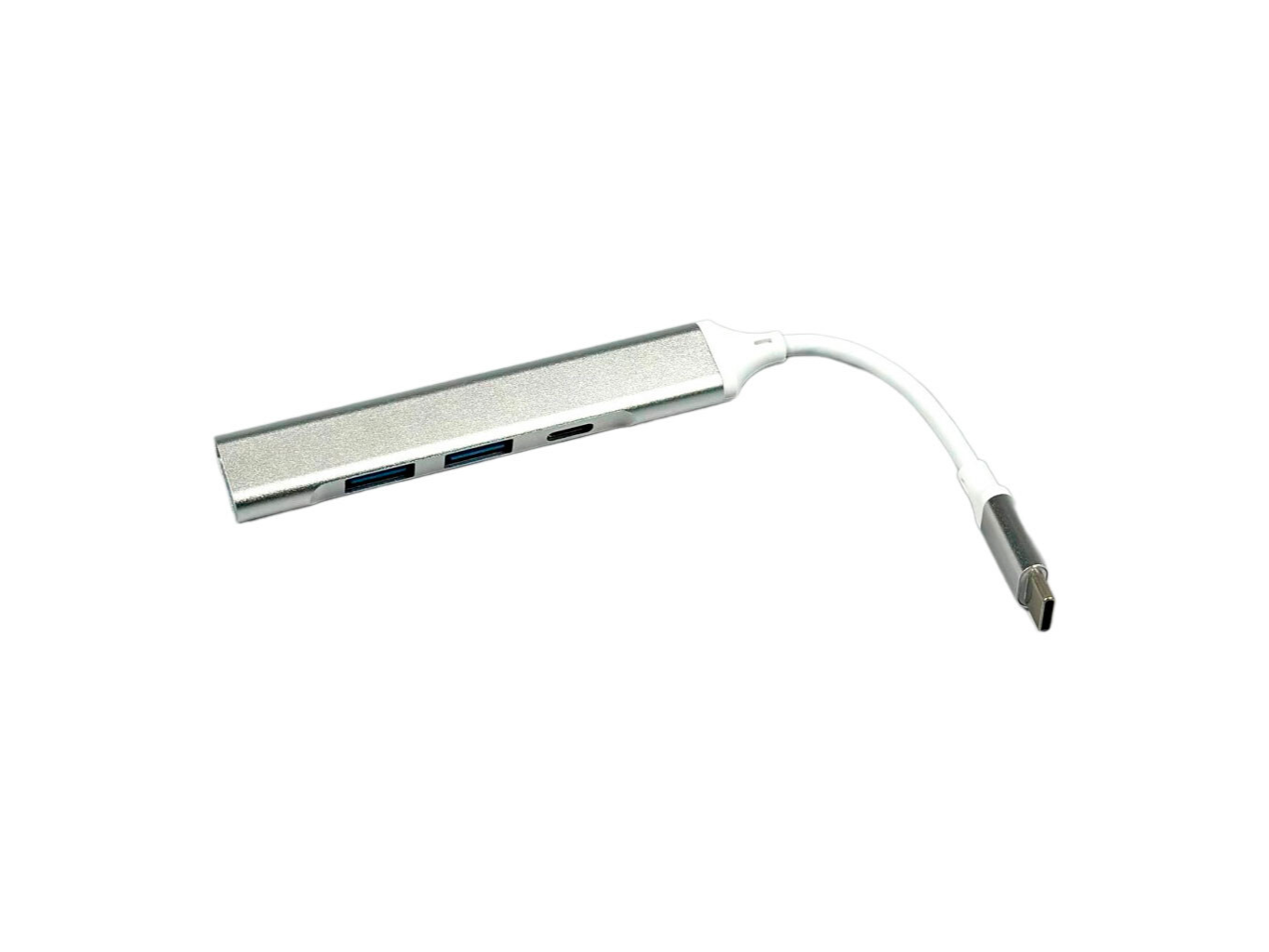 CABLES WUW USB TIPO C USB 3.0 X236 HUB 3 USB 1 TIPO C PLATEADO ADAPTADOR