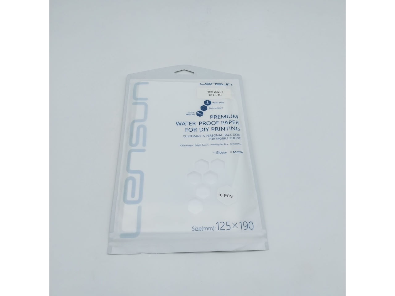 LENSUN LENSUN FILM TRASERO DIY GLOSSY 01S x10 CALIDAD