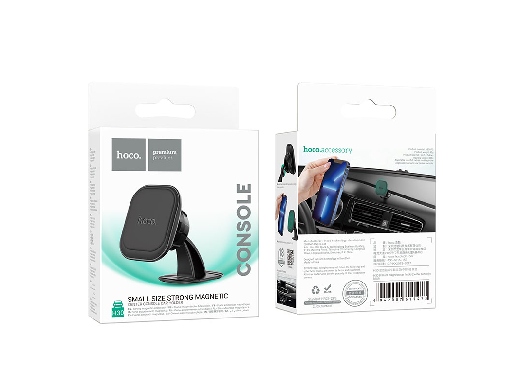 SOPORTES HOCO  H30 AUTO NEGRO