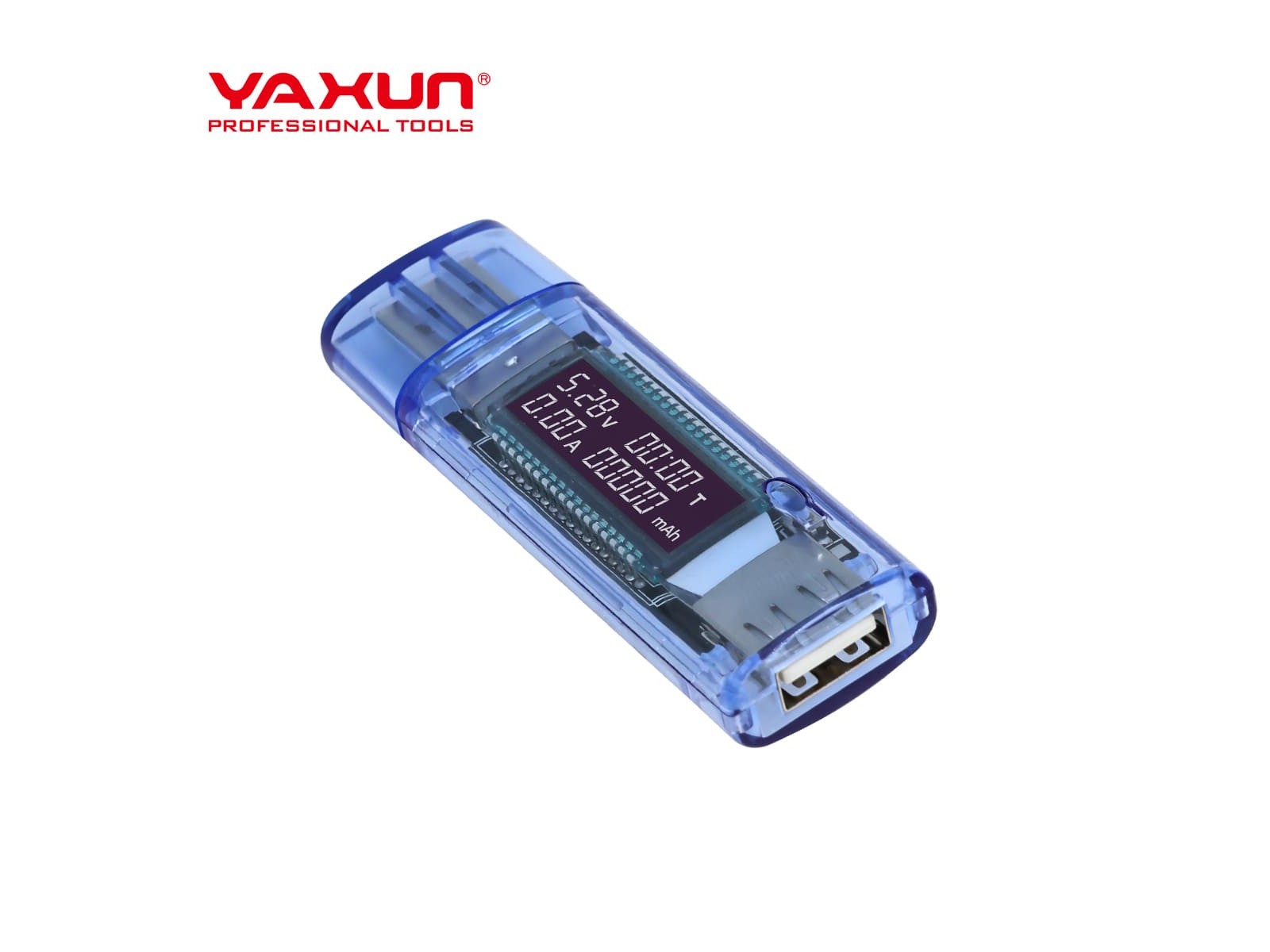 HERRAMIENTAS YAXUN MULTIMETRO TESTER USB YX-G21 INDIVIDUAL COLOR CALIDAD