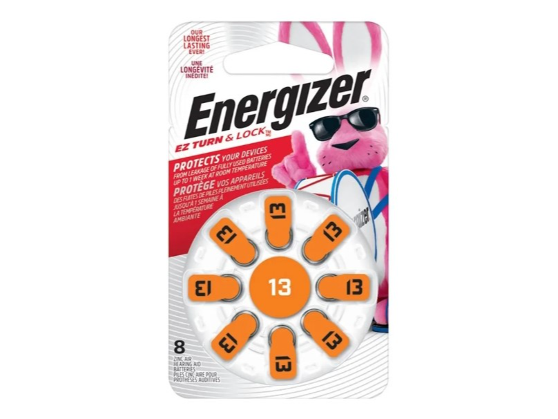 PILAS ENERGIZER AZ13 BOTON ZIN AIRE 289 mAh x8