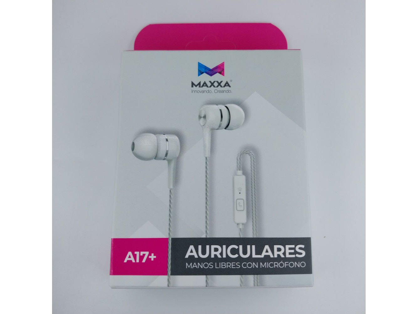AURICULARES MAXXA  A17+ INEAR PLUG 3.5MM BLANCO