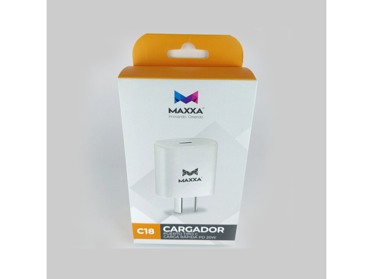 CARGADORES MAXXA 110V-240V 1 PUERTO TIPO C PARED MAXXA C18 TIPO C de On the Go - On the Go - El Bunker del Tecnico Tucuman
