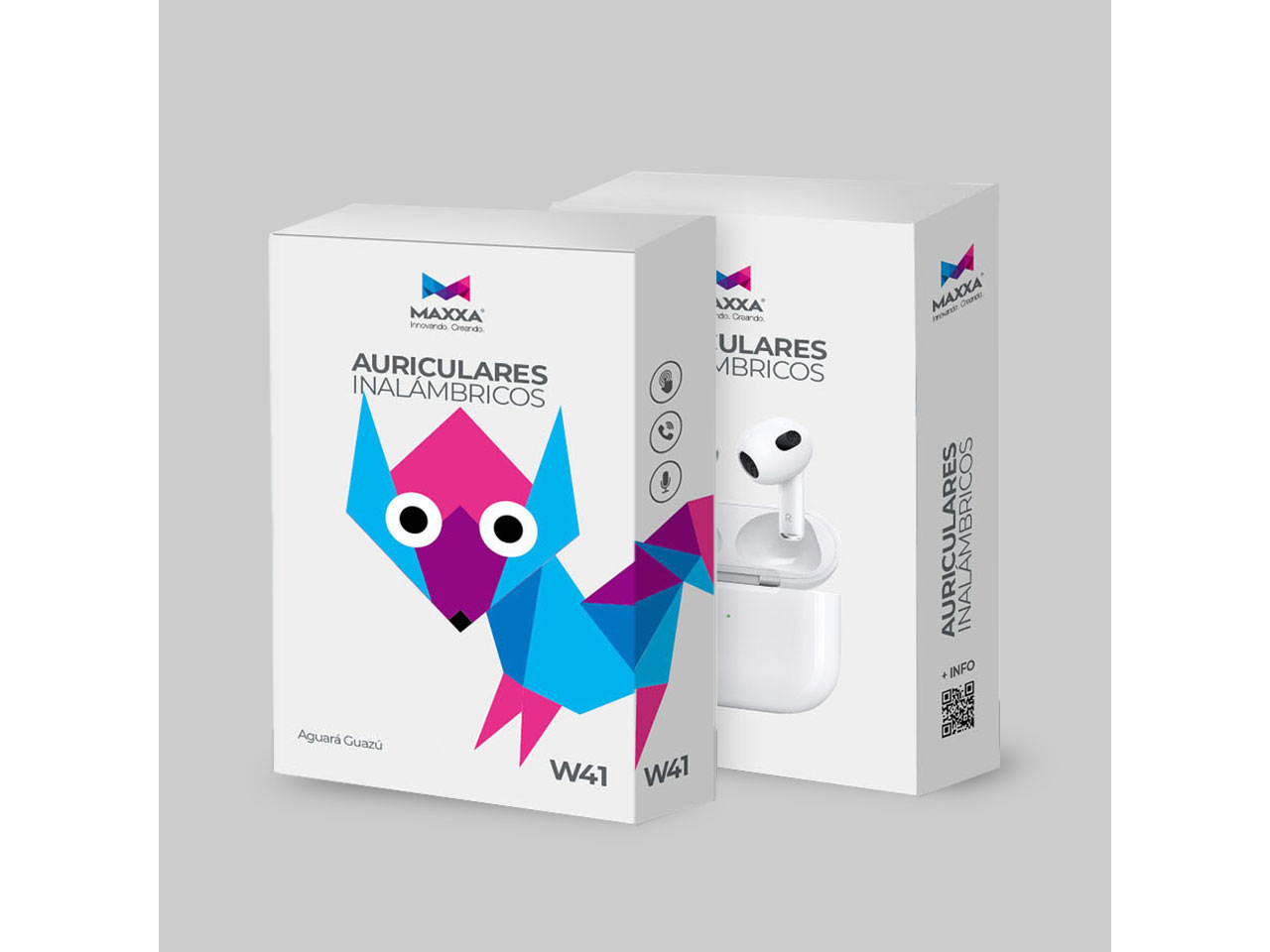 AURICULARES MAXXA  W41 INEAR BLUETOOTH BLANCO