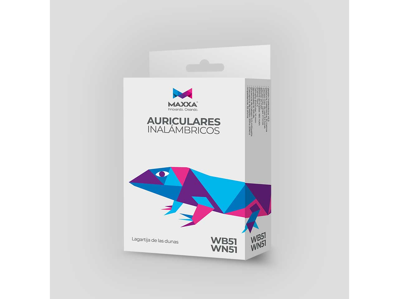 AURICULARES MAXXA  WN51 INEAR BLUETOOTH NEGRO