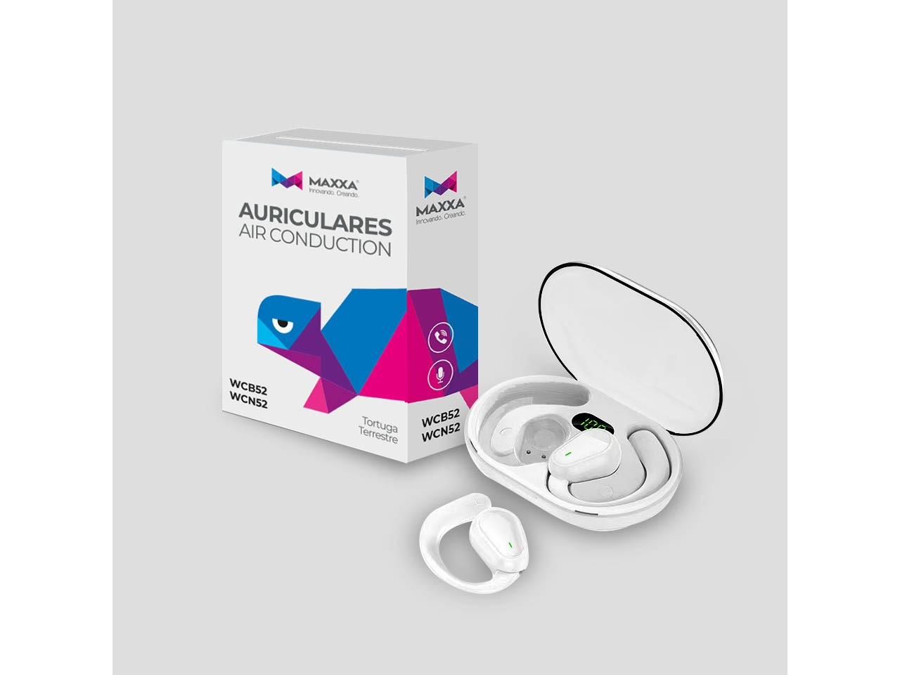 AURICULARES MAXXA  WCB52 INEAR BLUETOOTH BLANCO