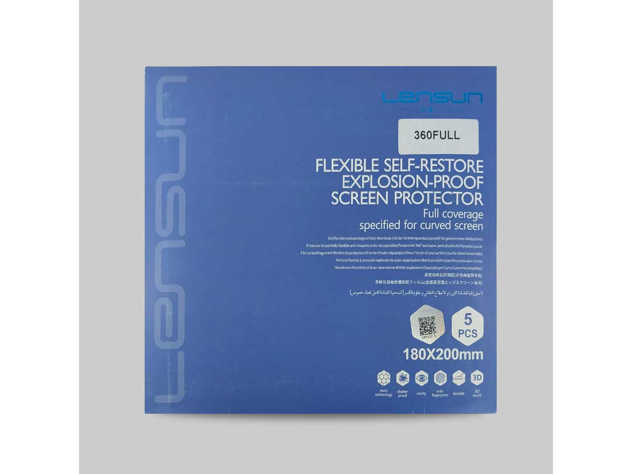 LENSUN LENSUN FILM FRONTAL PLATINUM 360 x5 CALIDAD