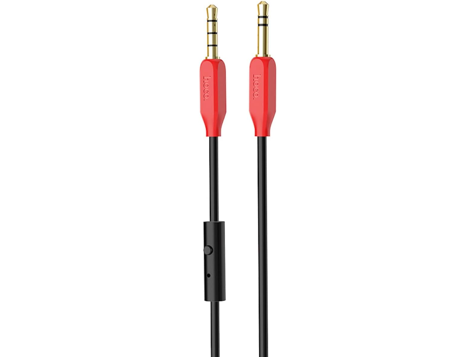 CABLES HOCO PLUG 3.5  HOCO UPA12 AUXILIAR NEGRO 1 M