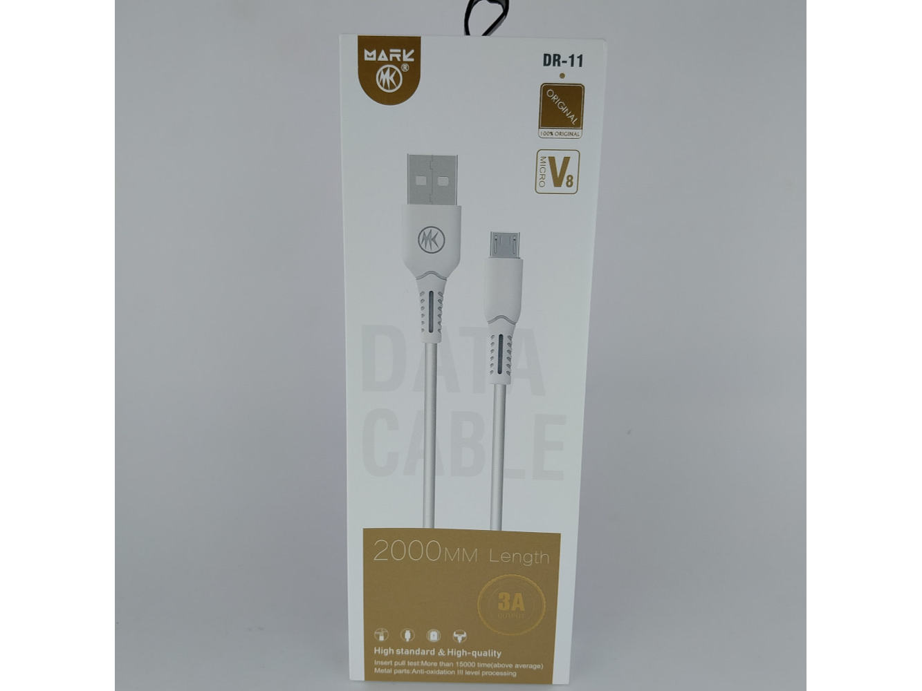 CABLES MARK USB 2.0 MICRO USB // V8 MARK DR11 MICRO BLANCO 2 M