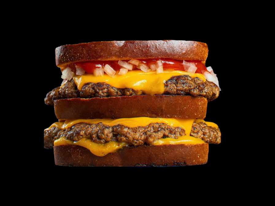Burger Doble cuarto de libra de milangasdeli