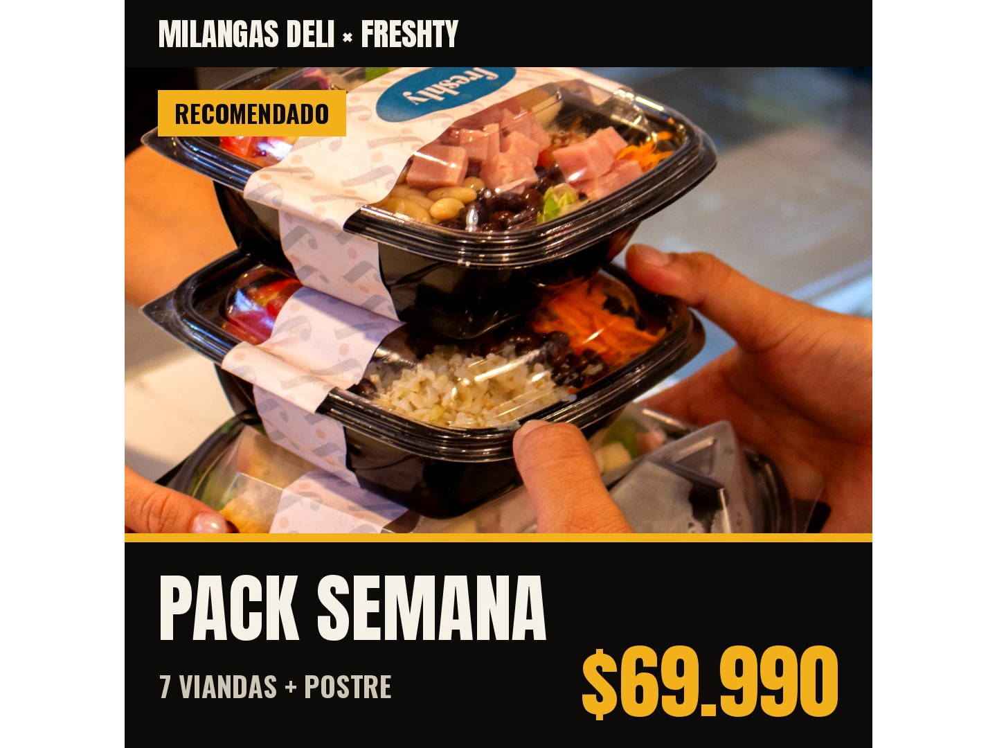 Pack Semana · 7 viandas