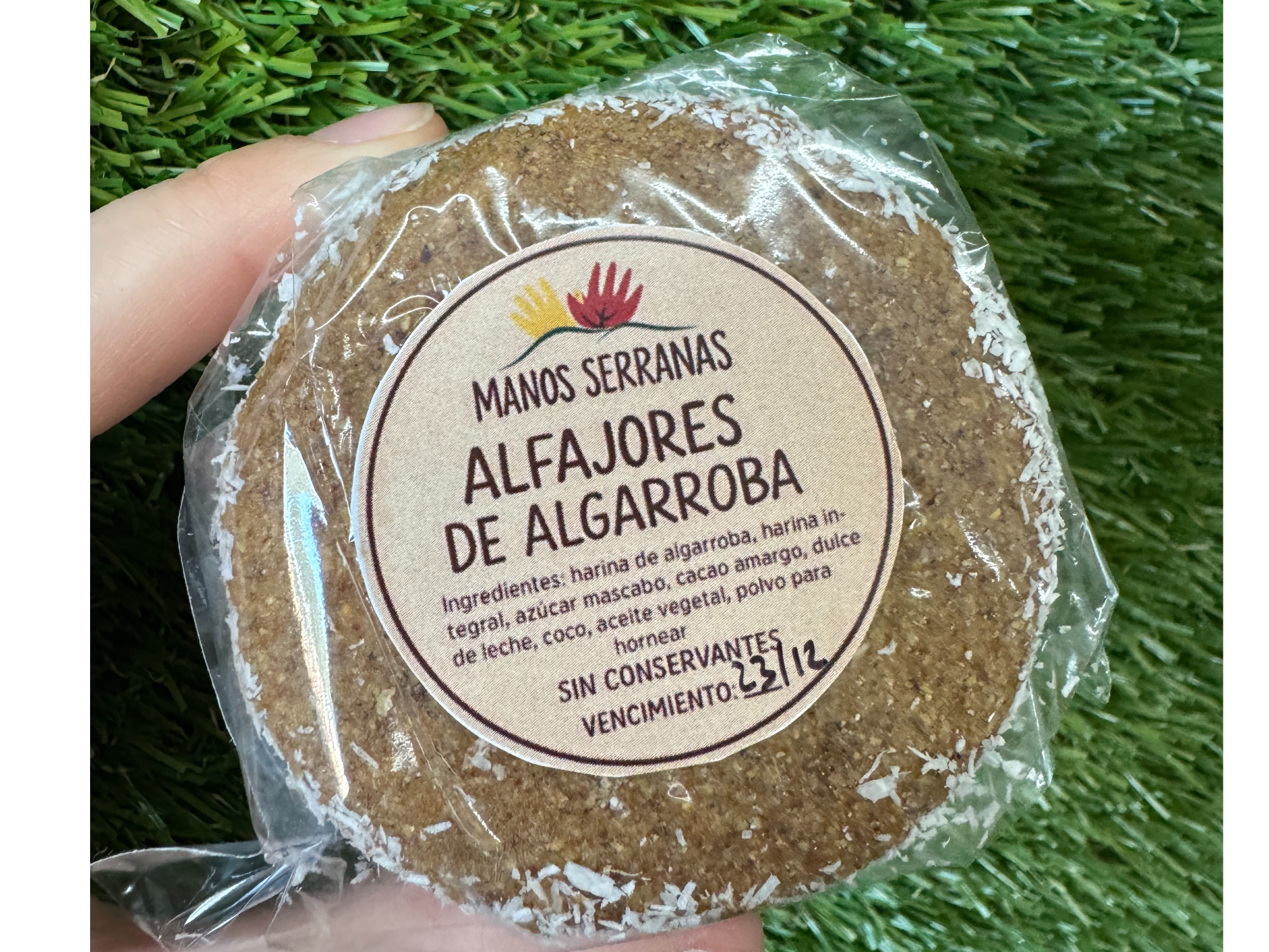 Alfajor de algarroba